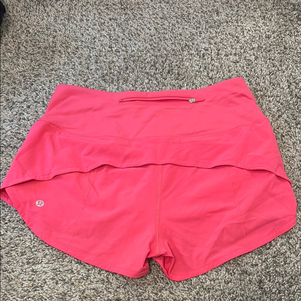 Lululemon Hotty Hot High Rise Shorts Coral